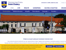 Tablet Screenshot of dchabry.cz